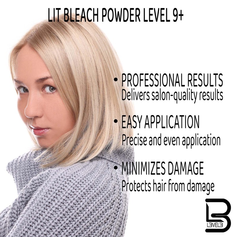 Level 3 BondFusion LIT Bleach Powder - Hair Lightener with