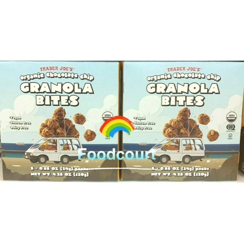 Trader Joe's 2 Packs Trader Joe's Organic Chocolate Chip Granola