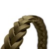 HUNTER Solid Education Special Dog Collar, Leather, Robust, Supple, Handbraided,
