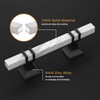 Haliwu 10 Pack White Marble Grain Cabinet Pulls, 4 inch