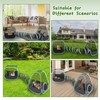 YUEPET Outdoor Visual Rabbit Tunnel Toys Pop up Bunny Enclosure