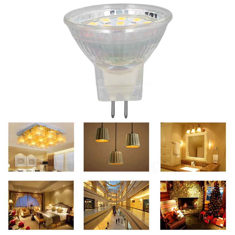4PCS 18LED MR11 Light Bulb 3W 300LM Double Pin Base
