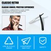 LNQ LUNIQI 2 Piece Men's Razor Metal Set, Barber Tools