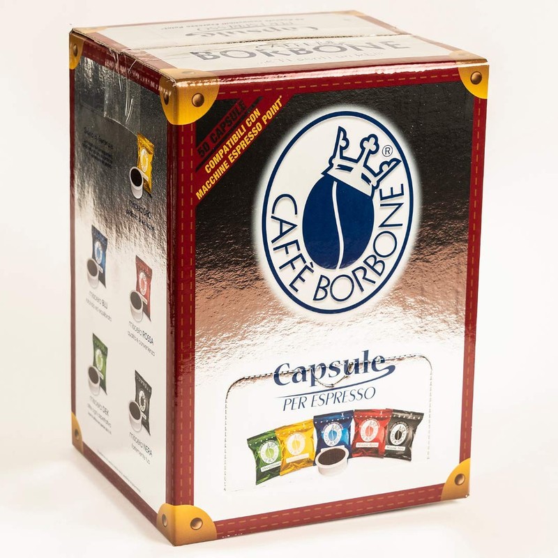 Caffè Borbone Point Black Blend Coffee 50 Capsules 600 g