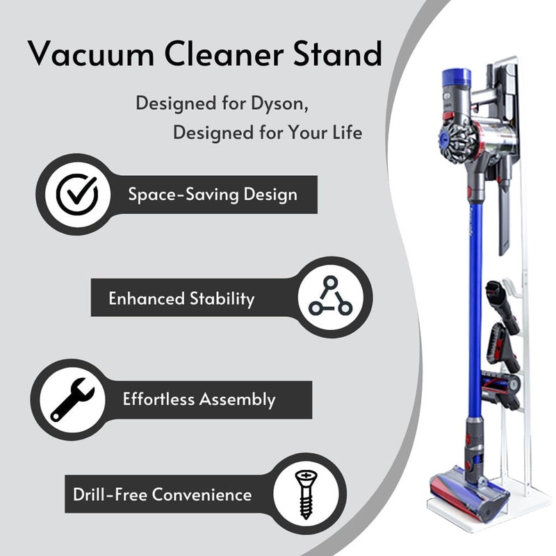IZSOHHOME Vacuum Stand for Dyson,Handheld V15 V11 V10 V8 V7