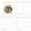 inBovoga 3 Pcs Router Templates for Woodworking, 4 * 3.92