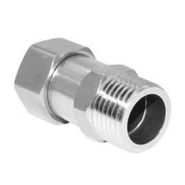 Beduan Stainless Steel 1/2" Male Flexible Movable Connector for Angled Valve, Bidet, Sprayer, Shower Arm
