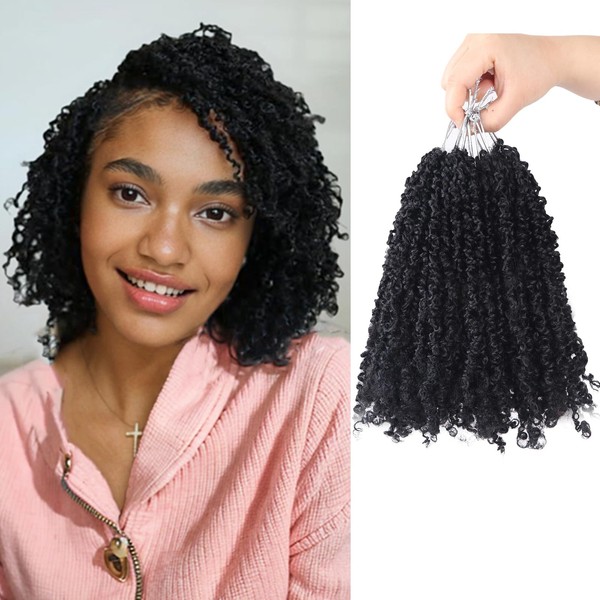 Yanky Twist Crochet Hair, PILLUGER Yaki Twists Hair Micro Spring