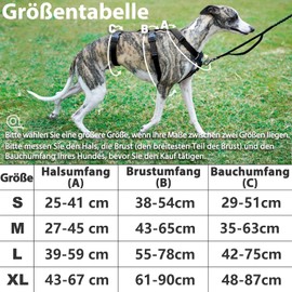 Paworld Dog Safety Harness, Anti-Pull Dog Harness, Panic Harness for Dogs, Escape Proof Harness, Adjustable, Breathable Vest for Small, Medium and Large Dogs (Black, S)