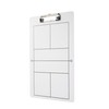 Double-Sided Dry Erase Pickleball Coaching Clipboard, White Board with Court