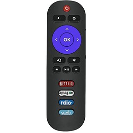 Remote Control Compatible with All TCL Roku TV - No Setup Required