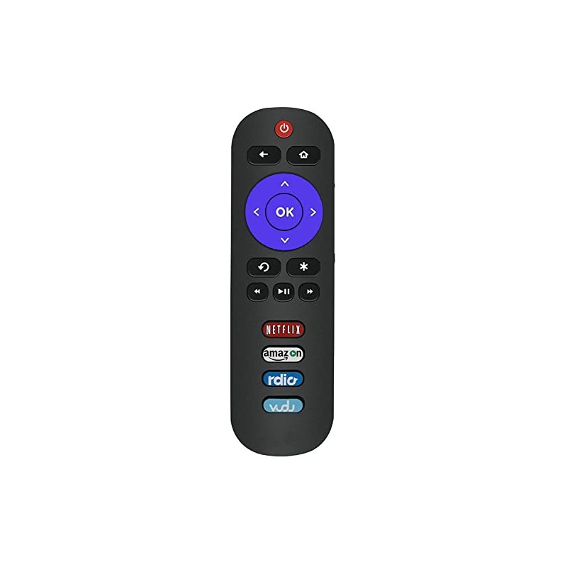 Remote Control Compatible with All TCL Roku TV - No