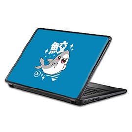 Universal Fit MightySkins Skin Compatible with Any 15" Screen Laptop - Shark Kawaii | Protective, Durable, and Unique Vinyl Decal wrap Cover | Easy to Apply, Remove | Made in The USA
