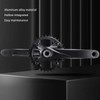 34T Bike Crankset Hollow Integrated Single Speed Round Chainring Aluminium