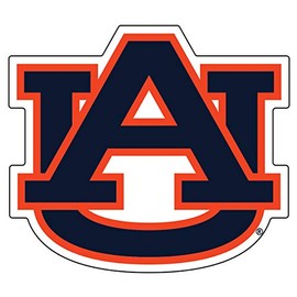Auburn Tigers Magnet (ORG/BLU AU MAGNET (3",4",6",12",18"), 12 in)