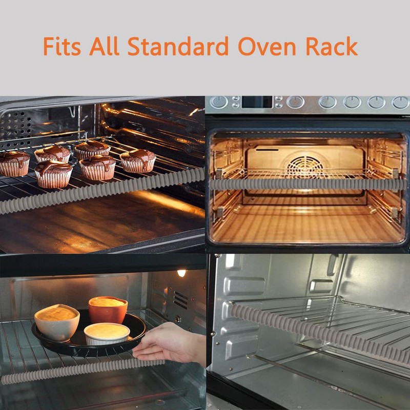 LeeYean Oven Guards for Racks - 4 Pack Heat Resistant