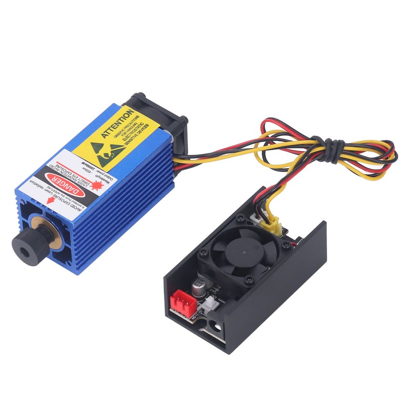 12V 10W Engraver Laser Module Focusable Engraving Machine Blue Light