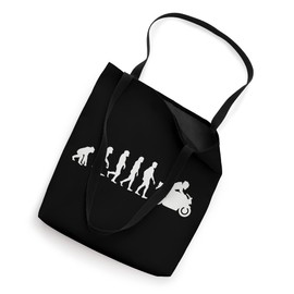 Man Evolution Motorcycle Crotch Rocket Sports Bike Tote Bag