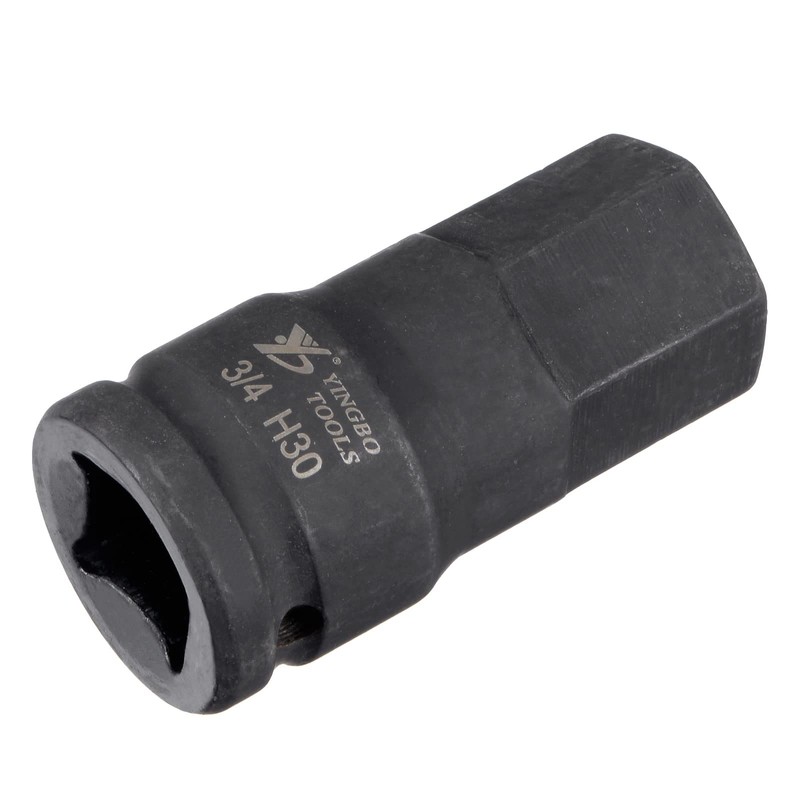 uxcell 30mm Impact Hex Bit Socket, 3/4" Drive 110mm Length