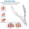FERYES Cuticle Clippers 1/2 Jaw - Professional Cuticle Cutter Nail