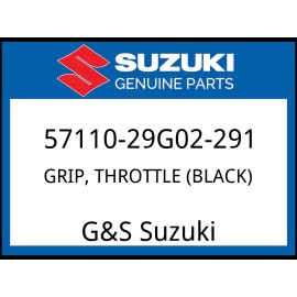 Suzuki OEM Part 57110-29G02-291 GRIP, THROTTLE (BLACK)