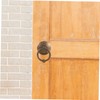 DOITOOL Home Door Security Knocker Brushed Nickel Retro Front Metal