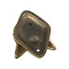 Schooner Bay Co. 2.5" Solid Textured Polished Brass Fox Head