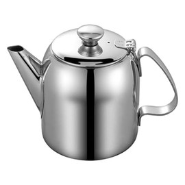 Ksrnsne Stainless Steel Teapot Spill-Proof Metal Teapot Tea Kettle 20 Oz with Short Straight Spout Cold Water Jug Coffee Kettle