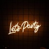 UponRay Neon light production Let's Party luminous character party wedding