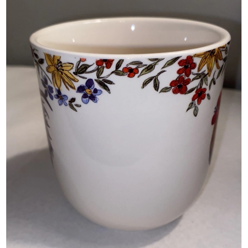 Susan Winget Cracker Barrel Susan Winget Rooster Floral Mug NEW