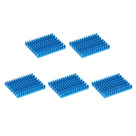 uxcell Electronic Radiators Heatsink for MOS GPU IC Chip Blue 30 x 40 x 5 mm 5pcs