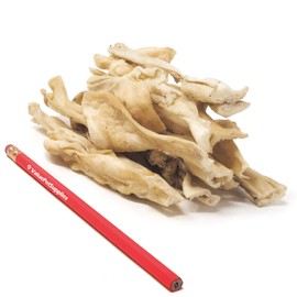 ValueBull Lamb Cheek Slices, Premium 5-6 Inch, 20 Count - All Natural Dog Chews, Grass-Fed, Single Ingredient