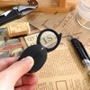 ULTECHNOVO Folding Pocket Magnifying Portable Handheld Optical Glass Crafts Magnifier