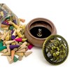 COOLPIPIT Incense Burner/Incense Set, Antique, Stylish, Pottery, Yoga, Interior, Swirl,
