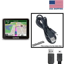 Unbranded Garmin nuvi 2250 Portable GPS Navigator USB Cable Transfer Cord Replacement