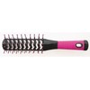 Sibel - double sided tunnel hairbrush - pink