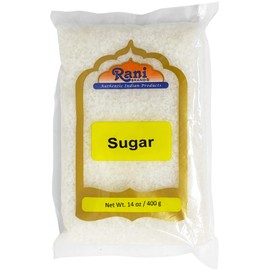 Rani Indian Sugar (Cheeni) 14oz (400g) ~ All Natural | Gluten Friendly | No Colors | Vegan | Indian Origin