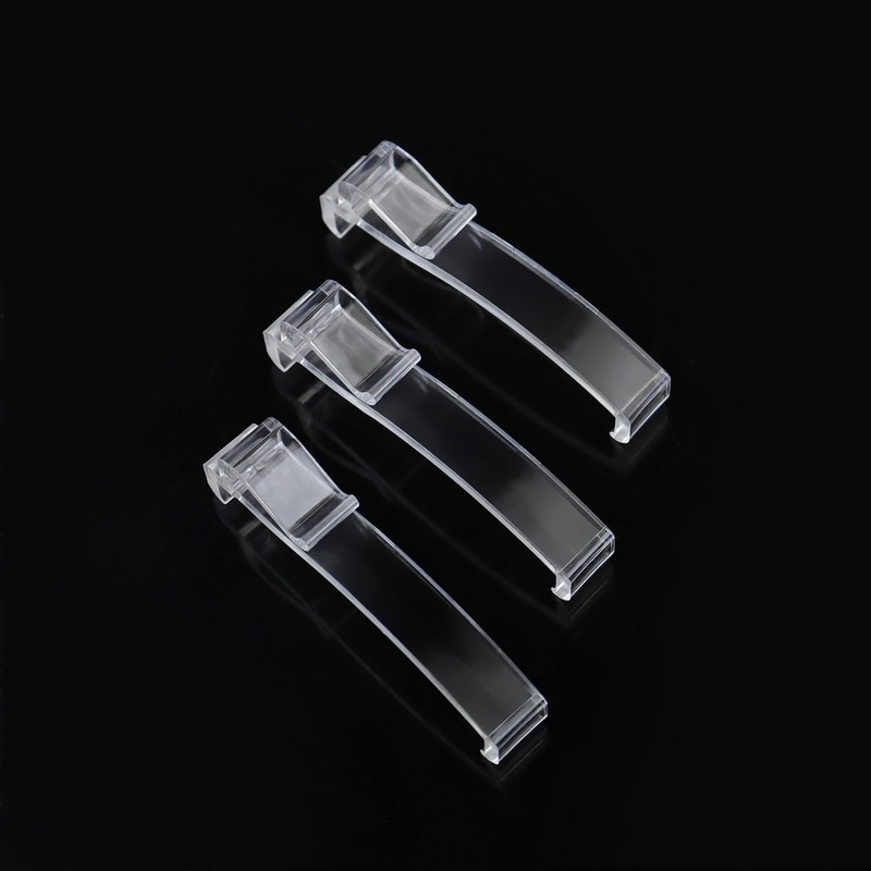 12 Pieces Valance Clips for Blind Clear Plastic Blinds Clips