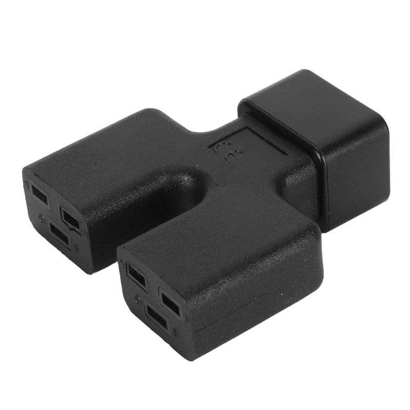 IEC320 C20 to Dual IEC320 C19 Power Adapter IEC320 C20