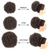 Afro Puff Drawstring Ponytail Synthetic Hairpieces Short Curly for Women