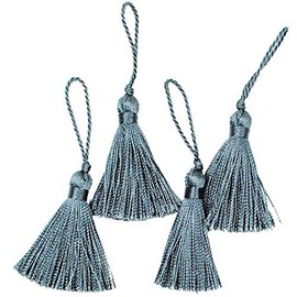Expo Mini Fiber Tassel, Pewter, 4-Pack