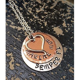 Semper Fi Marine Mom/Grandma/Aunt/Wife/Girlfriend Necklace