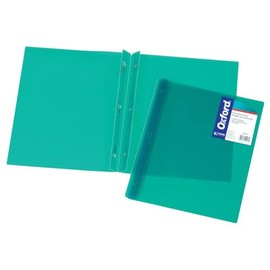 Oxford Duotang Plastic Report Cover, Letter Size, Translucent Green, 50-Sheet Capacity