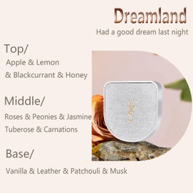 Grospe 2PCS Solid Balm Sets Solid Perfume Portable Pocket Balm Perfume Perfect for Travel Use Natural Fragrance Perfume for Men and Women