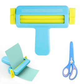 NCTNCX Papier Crimper Papier Welle Shaper mit Welleneffekt für DIY Scrapbooking und Bastelprojekte Papier Quilling Werkzeug (Blau)