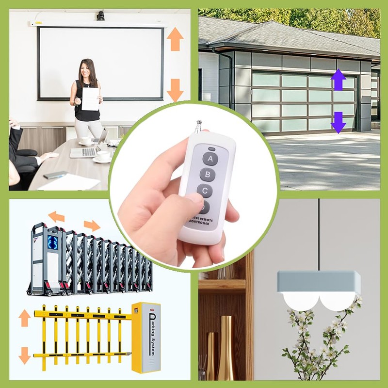 433.92 Mhz Cloning Remote Control Keychain, extendable Antenna,500m Control Distance,Universal