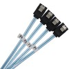 YIWENTEC High Speed 6Gbps 4pcs/set Sata Cable Sas Cable for