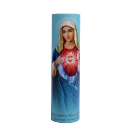 Immacualte Heart of Mary LED Candle