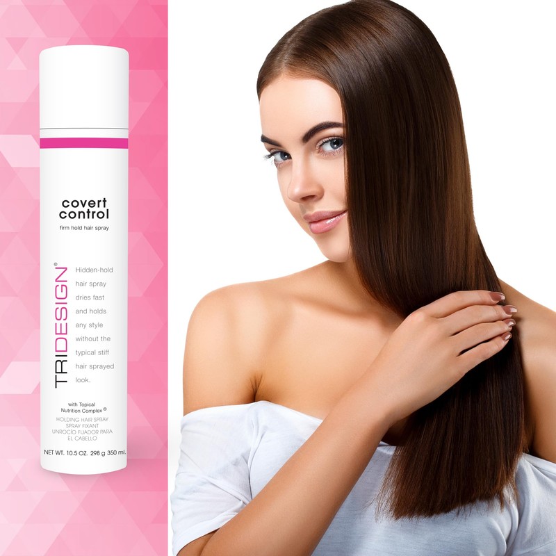 TRI Design Covert Control - Fast-Drying Hairspray for Women &