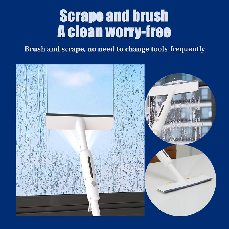 ZengRun - Squeegee for Window Cleaning with Spray,Window Washing Kit